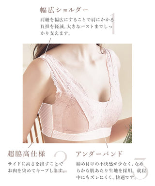「重力に負けないナイトブラ」ホック付きナイトブラ&ショーツ