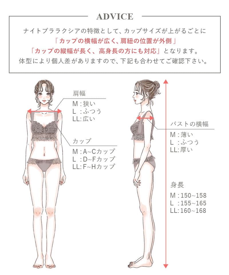 まるごと包むプレミアムナイトブラ「ラクシア」ホックあり/ホックなし