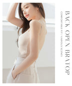 カップ付きバックオープンブラトップ《BRAmone Fashion Easy》