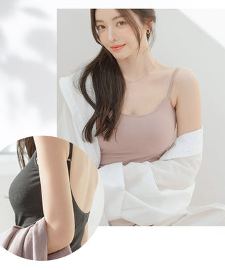 カップ付きバックオープンブラトップ《BRAmone Fashion Easy》