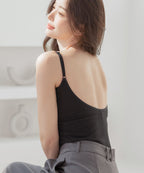 カップ付きバックオープンブラトップ《BRAmone Fashion Easy》