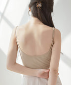 カップ付きバックオープンブラトップ《BRAmone Fashion Easy》