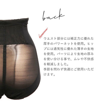 ウエストニッパー付きガードルショーツ