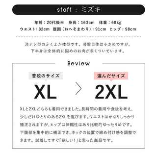 ウエストニッパー付きガードルショーツ