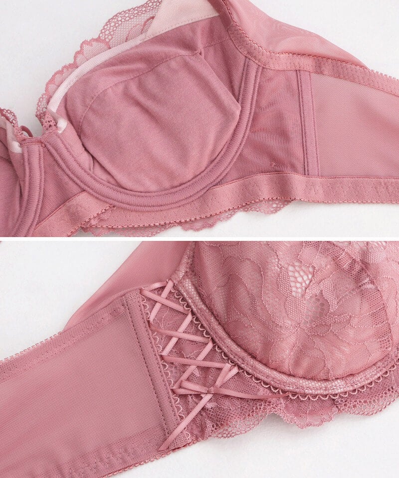 《BraJelly》ピオニーレースアップブラ【ブラ単品】