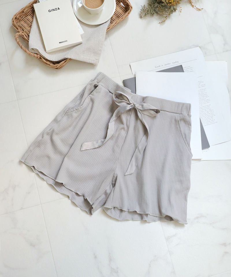 リブレースブラトップ《BRAmone Basic Natural》お揃いショートパンツ