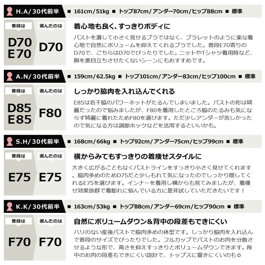 胸を小さく見せる着痩せブラ～スリムシルエットブラ～ピオニーレース【ブラ単品】