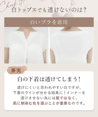 血色カラー ペチコート《BRAmone Basic Volume+》