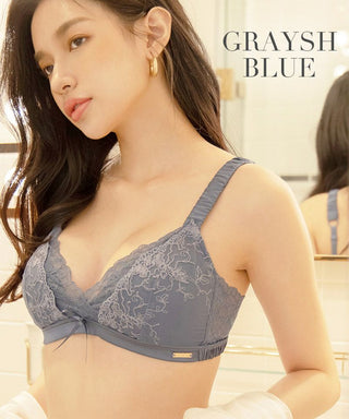 フルールシャワーカシュクールノンワイヤーブラレット【ブラ単品】