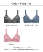 フルールシャワーカシュクールノンワイヤーブラレット【ブラ単品】