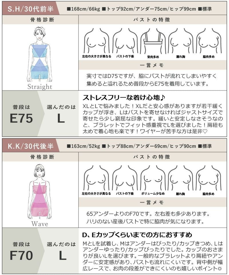 フルールシャワーカシュクールノンワイヤーブラレット【ブラ単品】