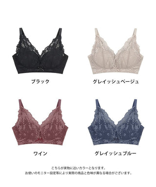「24H使えるナイトブラ」ラフィネレースブラ【ブラ単品】