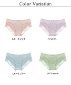 「24H使えるナイトブラシリーズ」ラフィネレースフルバックショーツ【ショーツ単品】