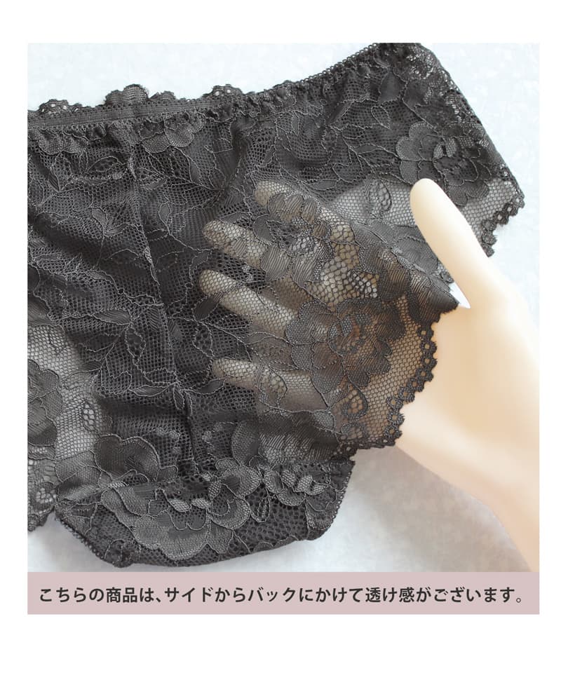 ダスティフルール総レースショーツ 【ショーツ単品】