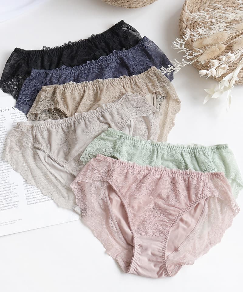 《スリムシルエットシリーズ》フロントレースショーツ【ショーツ単品】