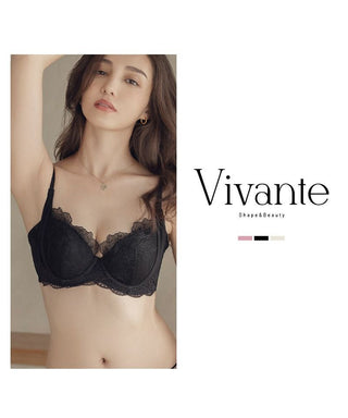 vivante ブロッサムレースブラ【ブラ単品】 / 補正ブラに見えない脇肉撃退ブラ