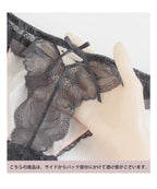 ピオニーレースフリルTバックショーツ【ショーツ単品】