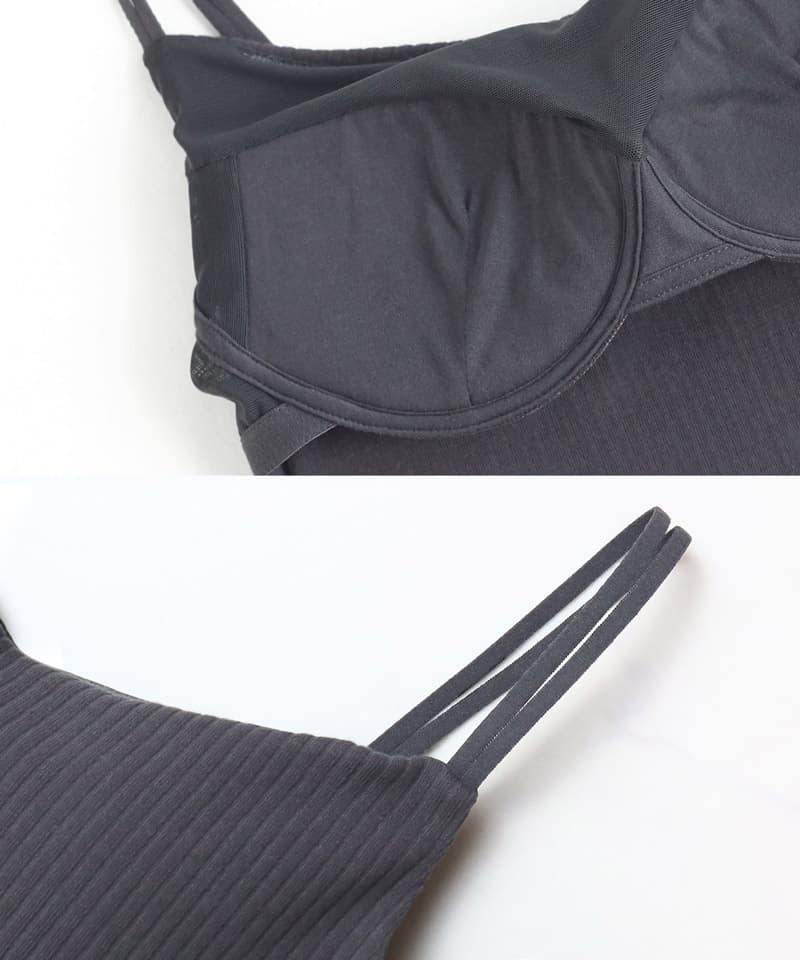 リブブラトップ 浅V型《BRAmone Basic Natural》