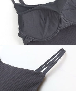 リブブラトップ 浅V型《BRAmone Basic Natural》