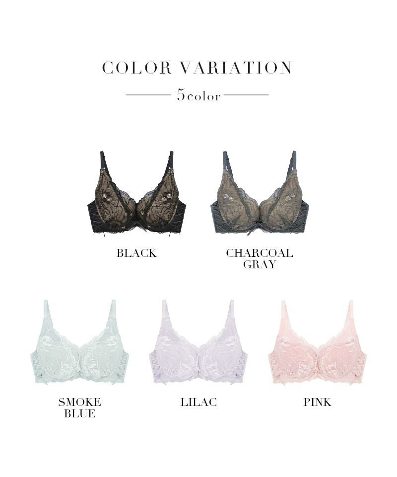Leene ピオニーレースカシュクールブラ【ブラ単品】