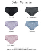 《ラクシアお揃いショーツ》サイドレースボックスショーツ【ショーツ単品】