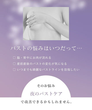 まるごと包むプレミアムナイトブラ「ラクシア」ホックなし ショーツセット