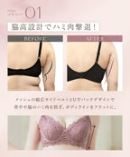 vivanteサンティエレースブラ【ブラ単品】 / 補正ブラに見えない脇肉撃退ブラ