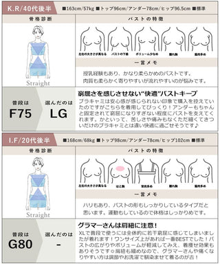 リブブラトップ 浅V型 3WAYストラップ《BRAmone Basic Natural》