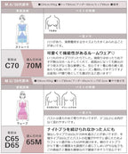 《ラクシアスリープ》ナイトブラワンピース 半袖ロング丈 無地/花柄