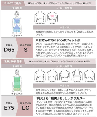 リブブラトップ 胸元カバー型《BRAmone Basic Natural》