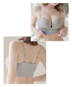 リブホックレスリフトブラ&ショーツ《モーニングルーティンブラ》