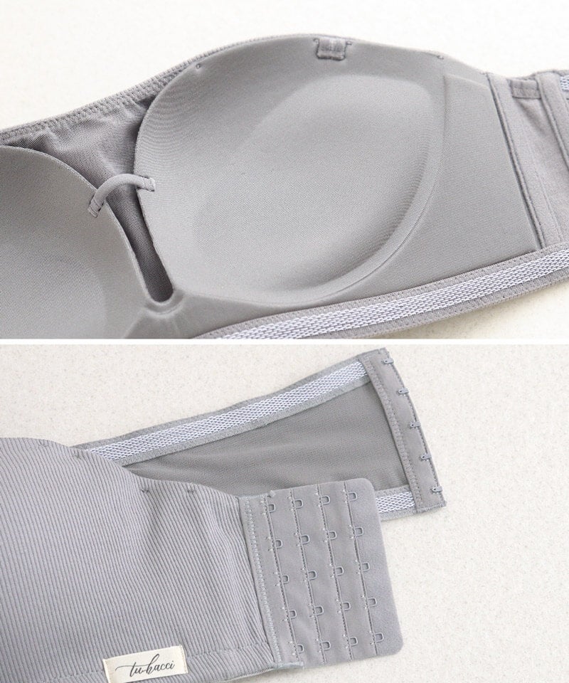 2wayリブストラップレスブラ【ブラ単品】