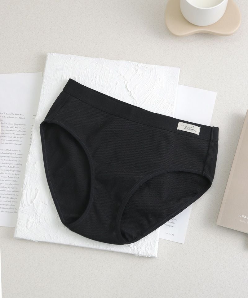 《2wayリブストラップレスブラお揃いショーツ》コンフォートリブショーツ 【ショーツ単品】