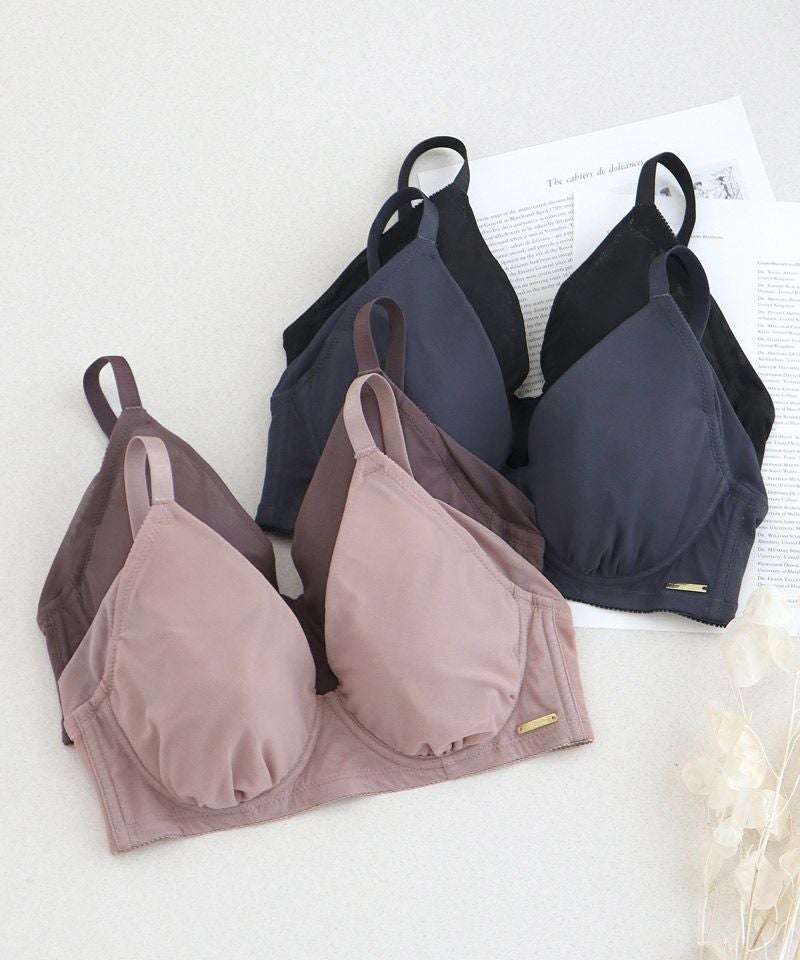 《スリムシルエット》シンプルブラ【ブラ単品】