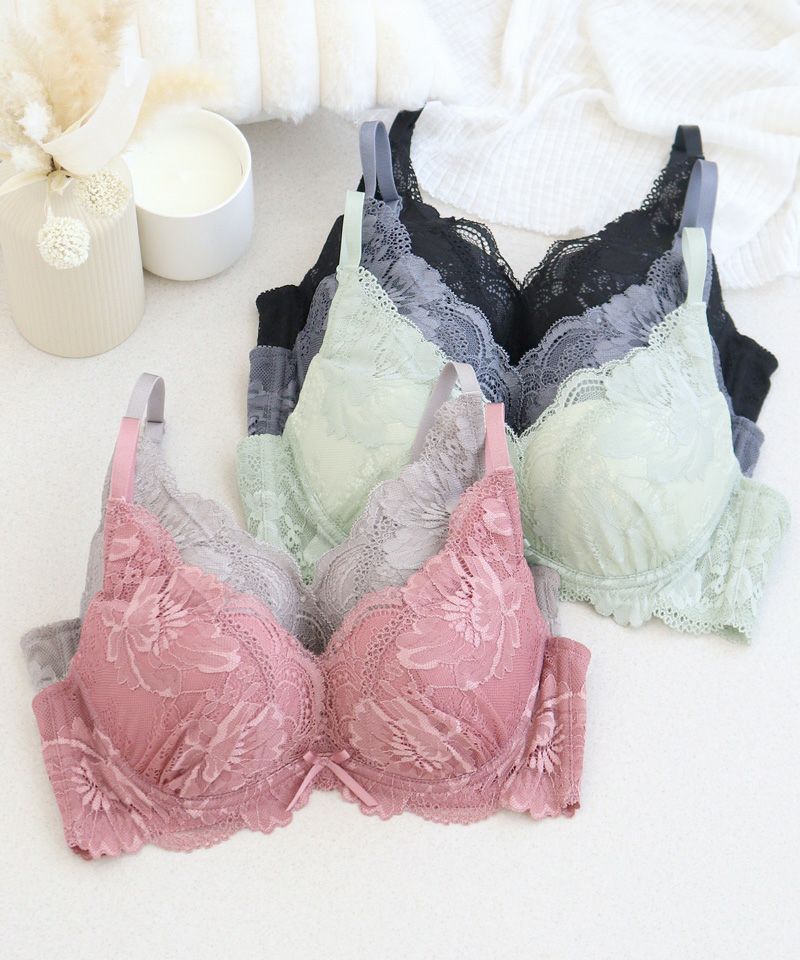 Leene フローリレースカシュクールブラ【ブラ単品】