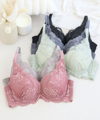 Leene フローリレースカシュクールブラ【ブラ単品】