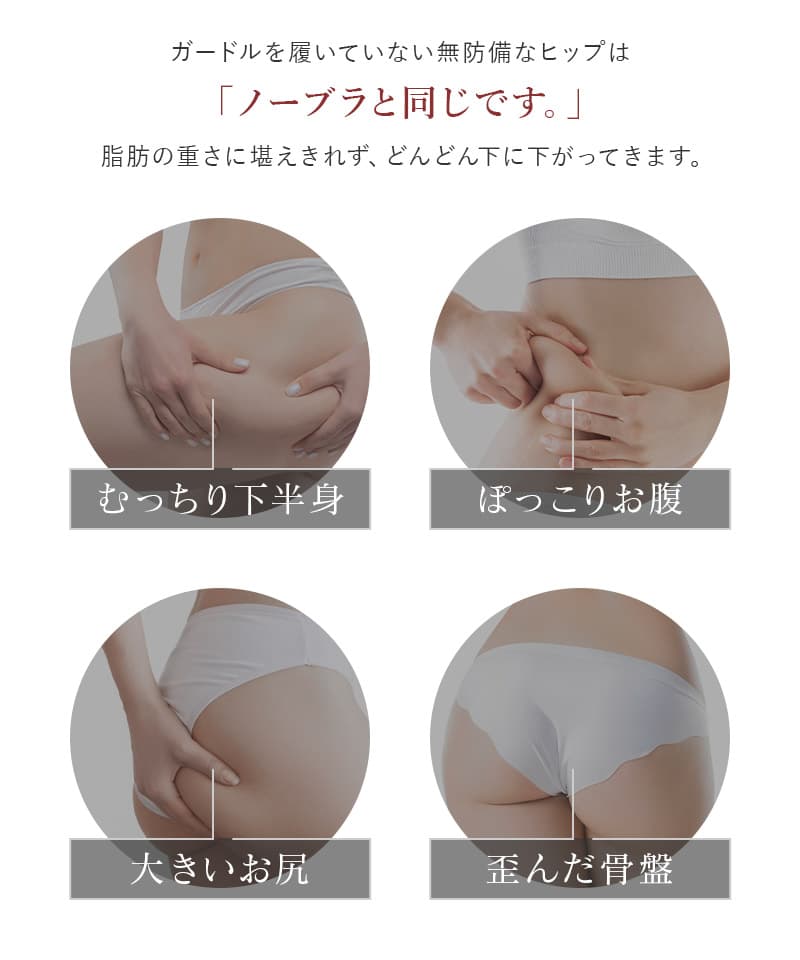 【リニューアル】骨盤ガードル【ミドル丈/ロング丈】