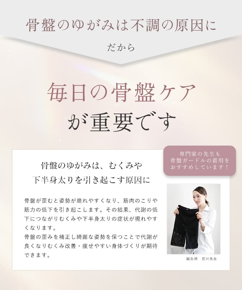 【リニューアル】骨盤ガードル【ミドル丈/ロング丈】