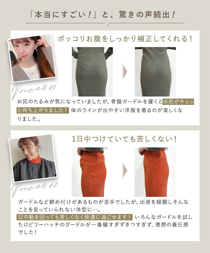 【リニューアル】骨盤ガードル スムースタイプ【スーパーロング丈】
