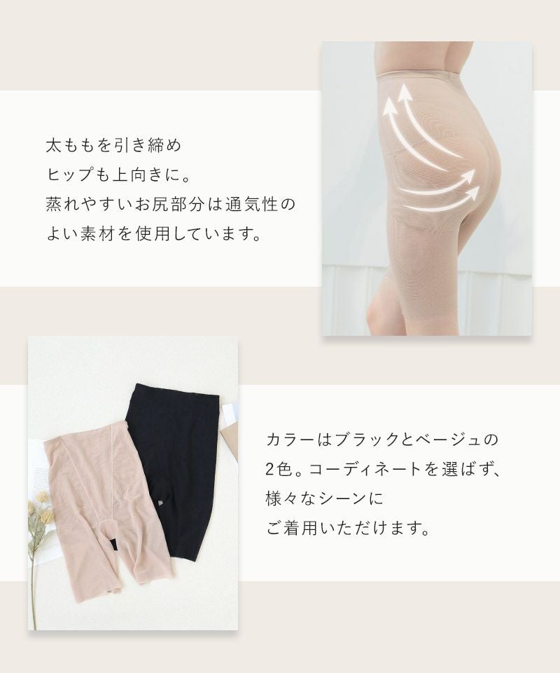 【リニューアル】骨盤ガードル スムースタイプ【スーパーロング丈】