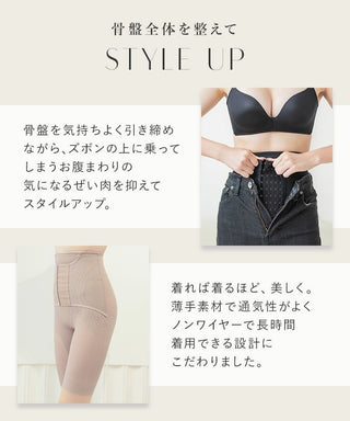 ウエストニッパー付きガードル