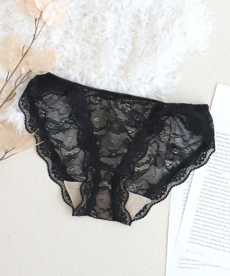 総レースブラトップ《BRAmone Basic Volume+》お揃いショーツ【ショーツ単品】