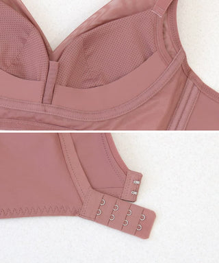 「24H使えるナイトブラ」チュールノンワイヤーブラ【ブラ単品】