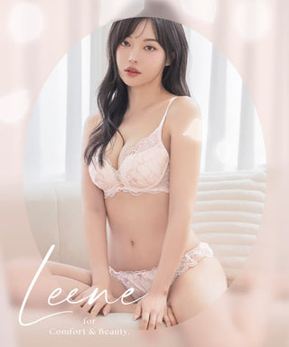 Leene  サクラレース ノンワイヤーブラ＆ショーツ