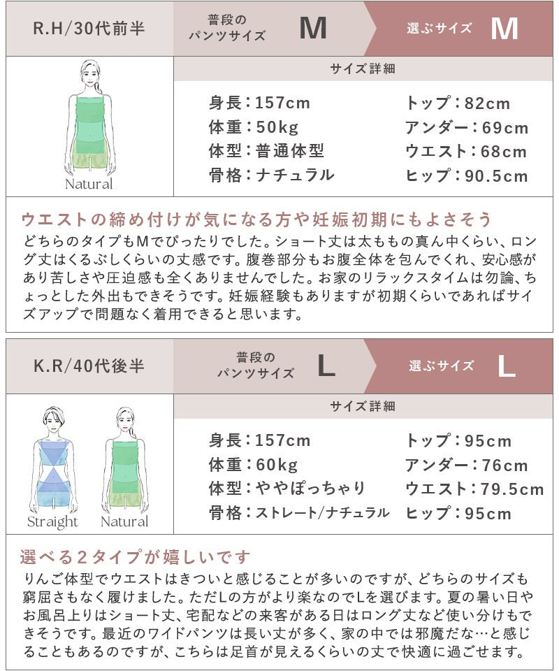 腹巻付きステテコパンツ 【ショート/ロング/フルレングスタイプ】