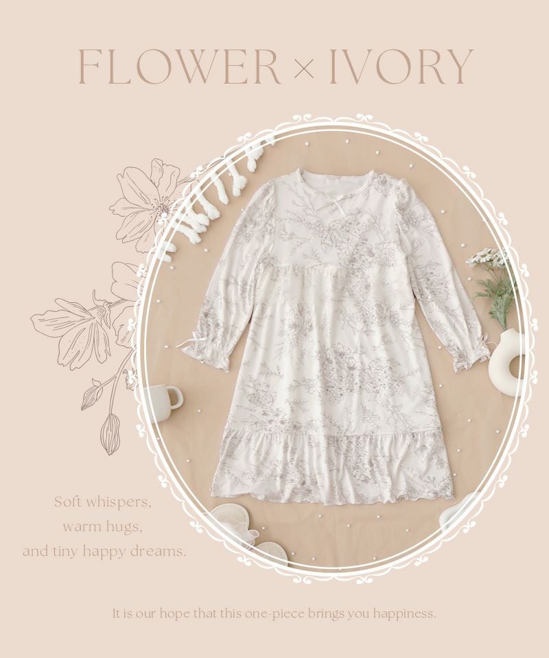 《ラクシアスリープ》キッズワンピース 【半袖/長袖】