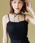 【今季限定カラー追加】3WAYシャーリングブラトップ《BRAmone Fashion Glamorous》