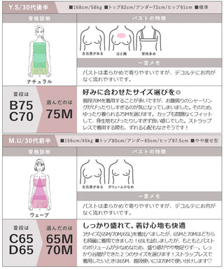 【今季限定カラー追加】3WAYシャーリングブラトップ《BRAmone Fashion Glamorous》
