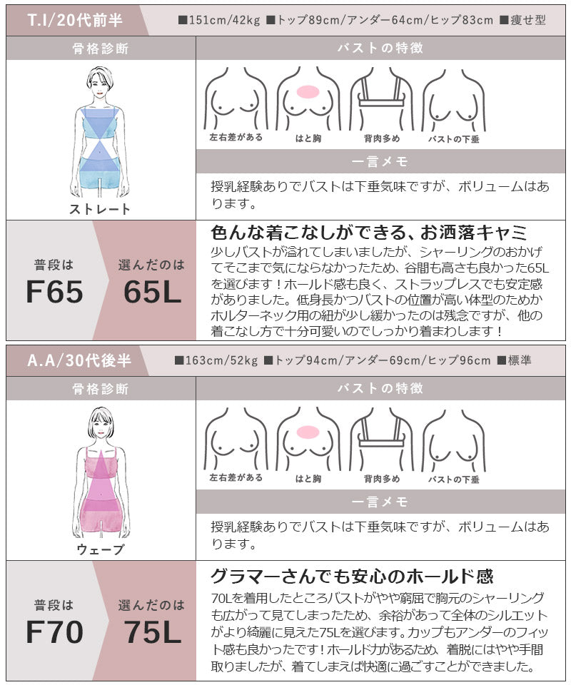 【今季限定カラー追加】3WAYシャーリングブラトップ《BRAmone Fashion Glamorous》