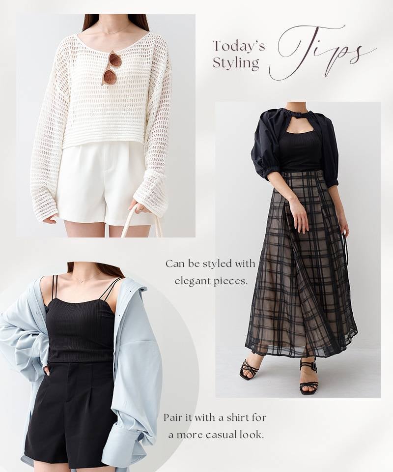 リブツインストラップブラトップ《BRAmone Fashion Glamorous》